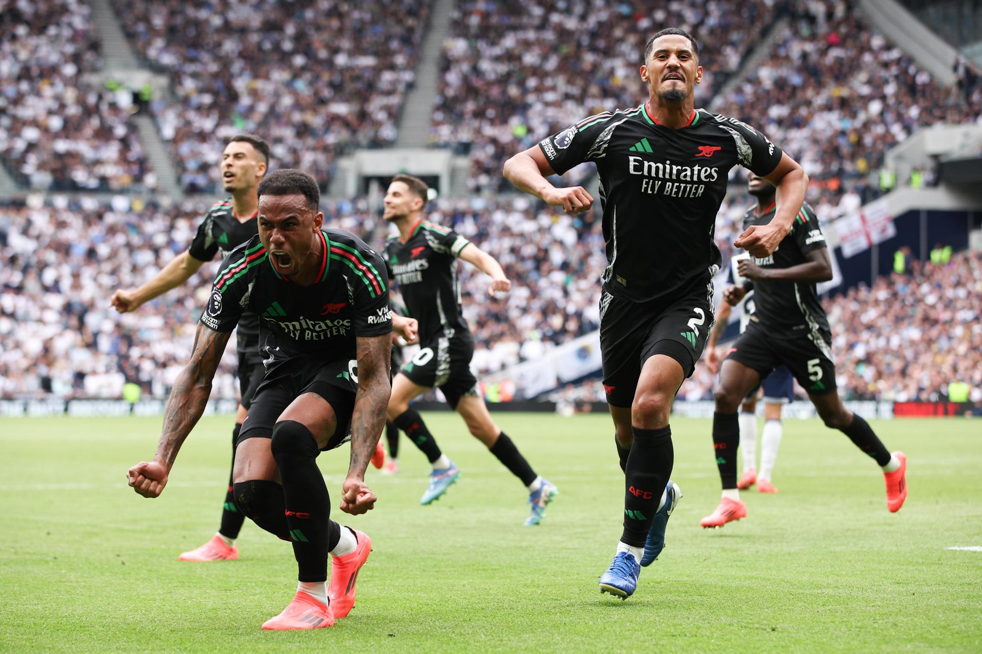 0-1. Brasileño Gabriel decide para el Arsenal el derbi de Londres