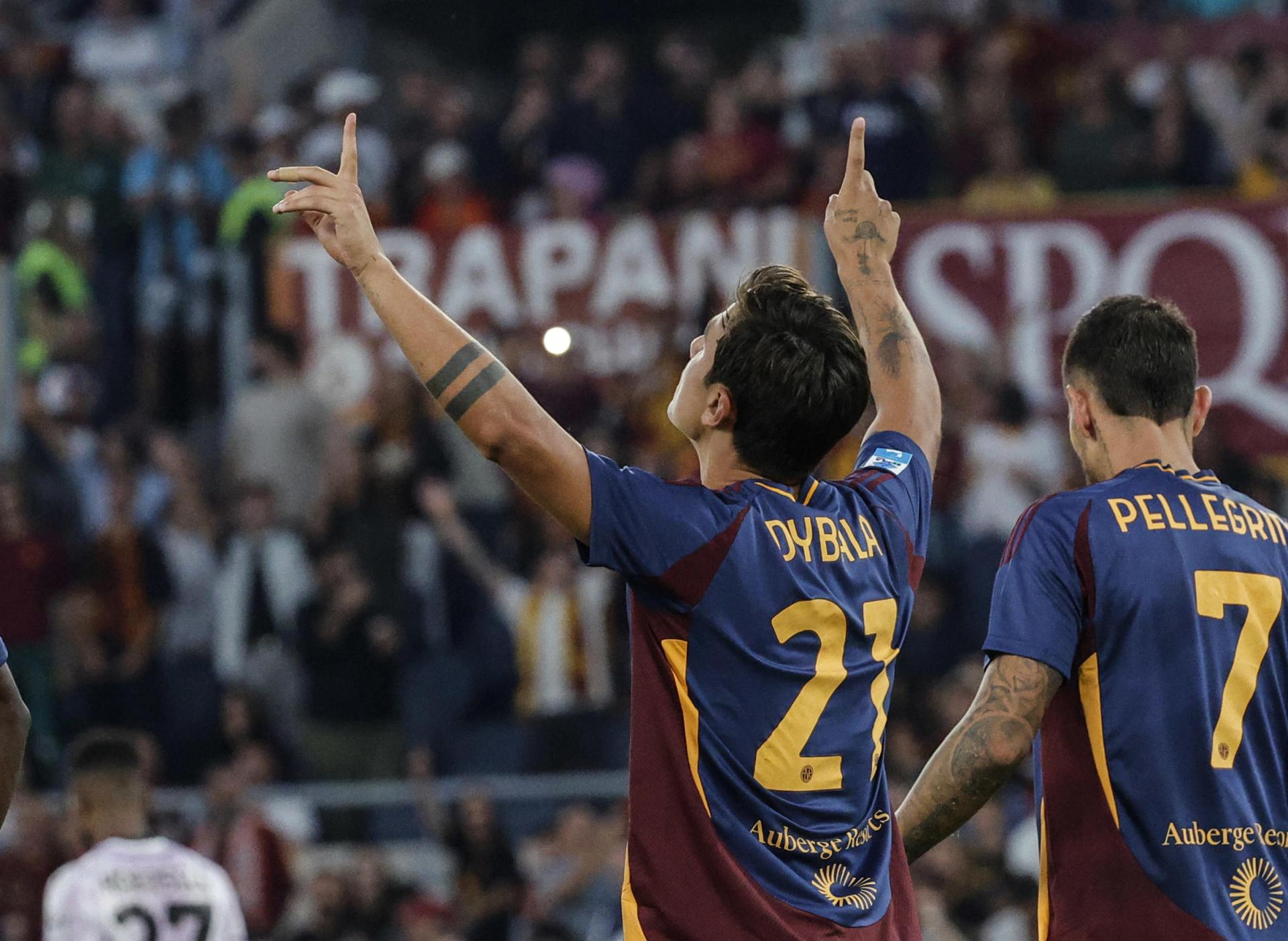 3-0. Argentino Dybala certifica la primera victoria de la Roma