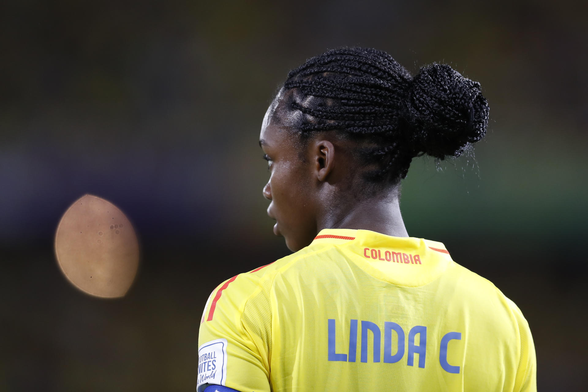 Linda Caicedo de Colombia en un partido de los octavos de final de la Copa Mundial Femenina sub-20. EFE/ Ernesto Guzmán Jr.