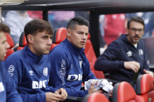 alt James Rodríguez, sin sitio en el Rayo Vallecano