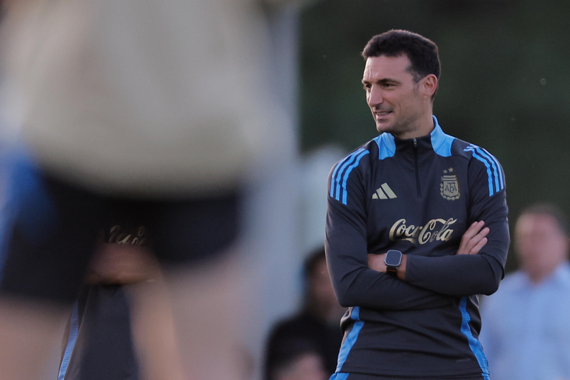 Argentino Scaloni de cara al juego ante Perú