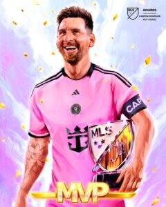 Alt. Messi es el MVP de la temporada 2024 de la MLS