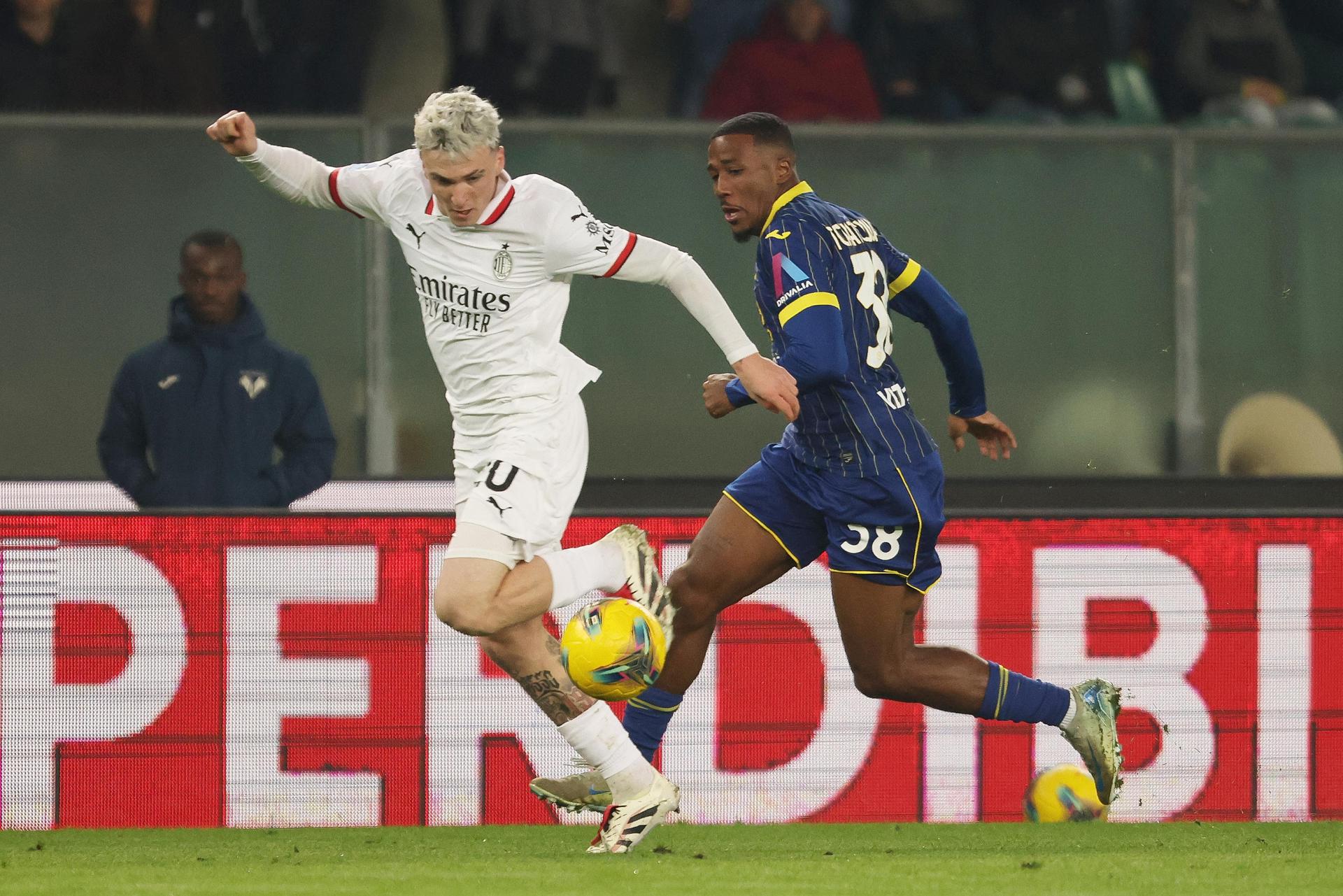 Alex Jiménez, en un momento del partido. EFE/EPA/FILIPPO VENEZIA