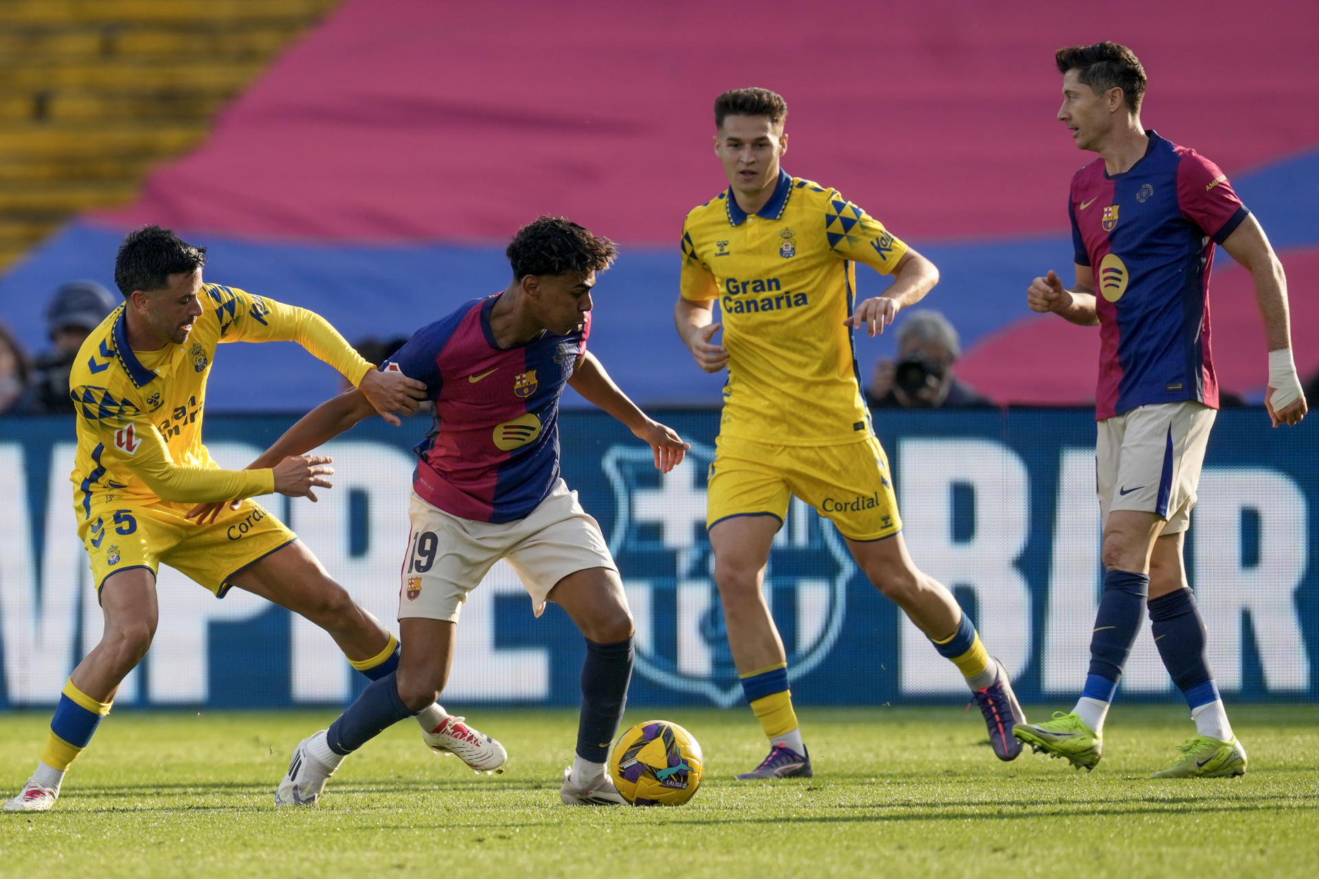 Español Lamine Yamal, en el ‘top-10’ de máximos asistentes de las grandes ligas europeas en 2024