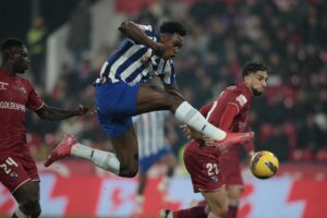 Samu, jugador del Oporto, durante el partido de liga de pasado día 19. EFE/EPA/MANUEL FERNANDO ARAUJO