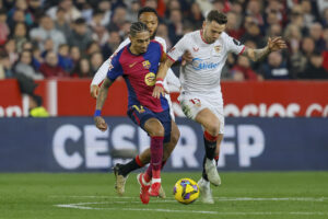 alt El brasileño Raphinha, el mejor delantero del Barcelona