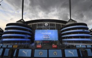 Vista de Etihad Stadium, estadio del Manchester City. EFE/EPA/PETER POWELL