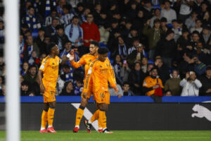 alt Un gol del brasileño Endrick desenreda al Real Madrid