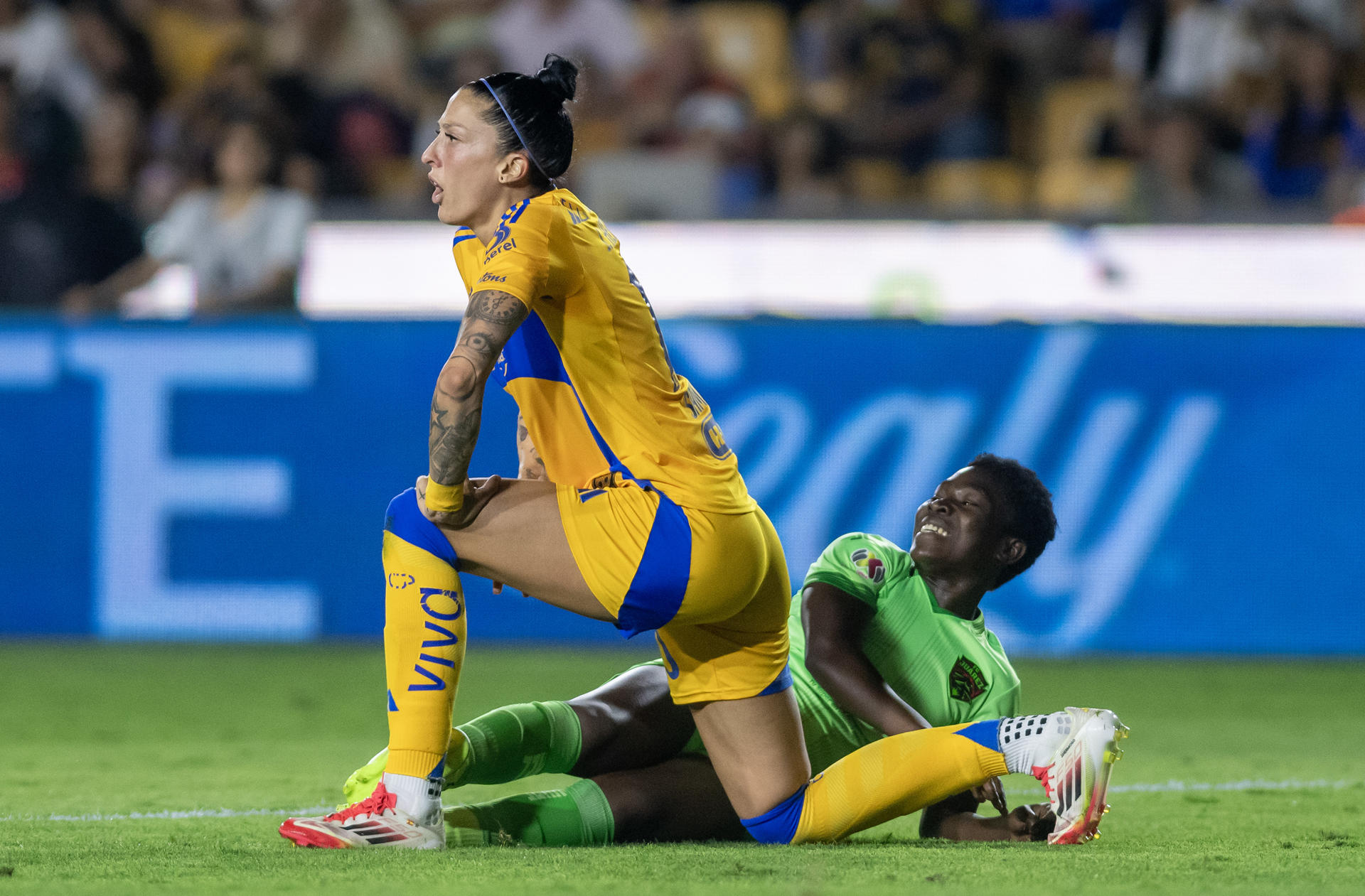 alt El Tigres de la española Jenni Hermoso recibe a las Rayadas, en el inicio de los cuartos de final