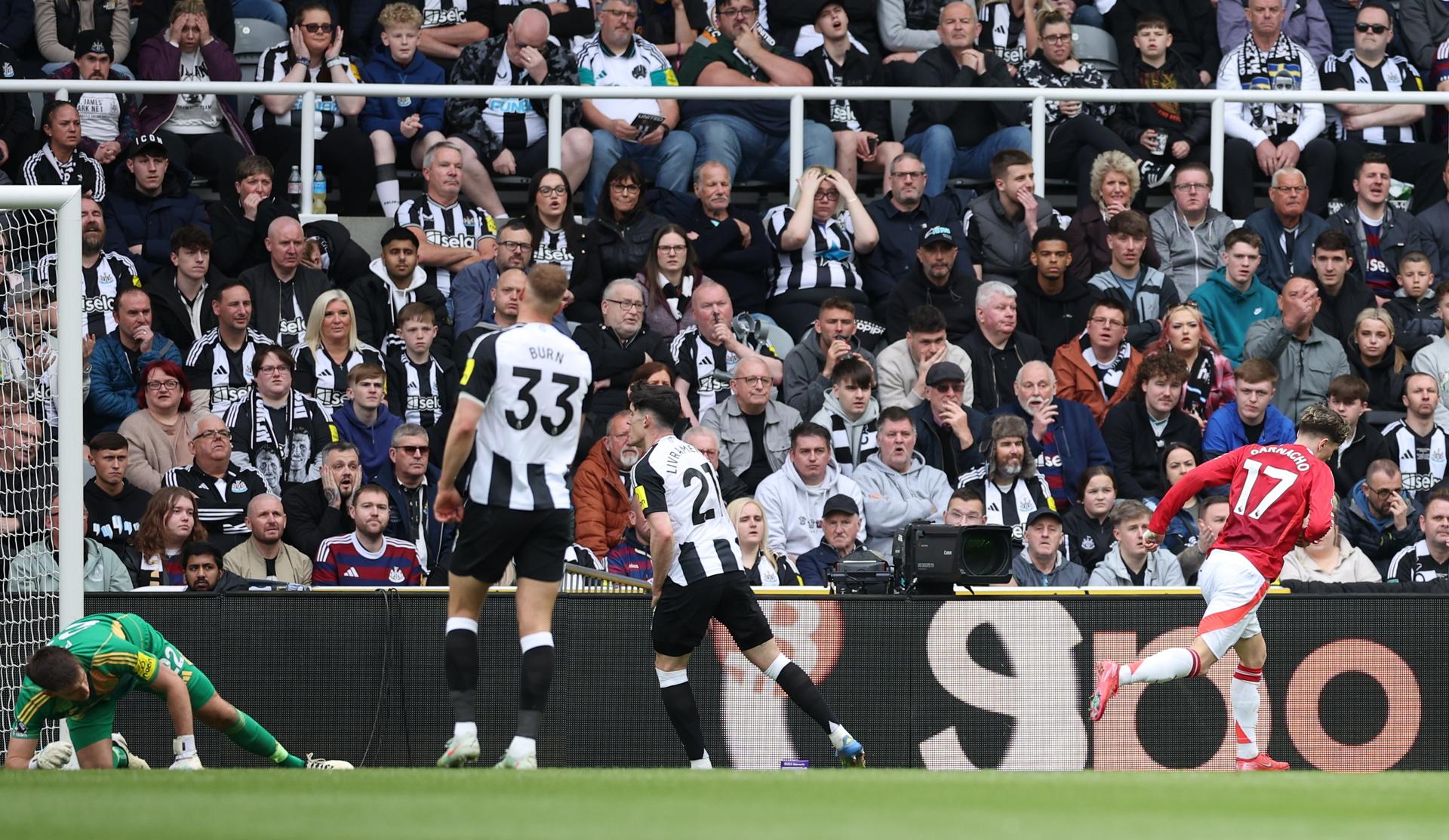 El Newcastle con el brasileño Guimarães respira en la Champions