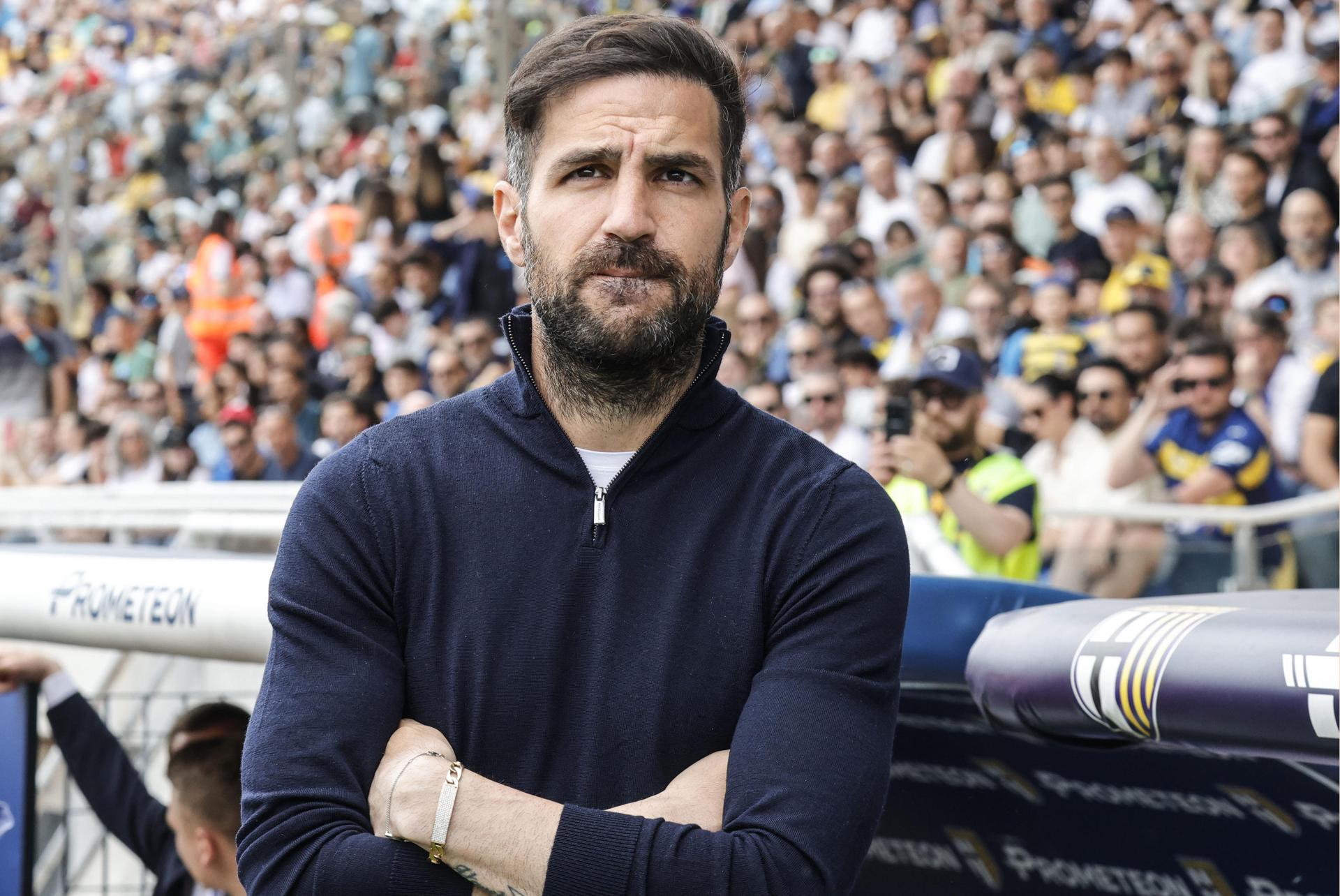 El entrenador del Como Cesc Fabregas ante el Parma en el Ennio Tardini stadium en Parma, Italia. EFE/EPA/SERENA CAMPANINI