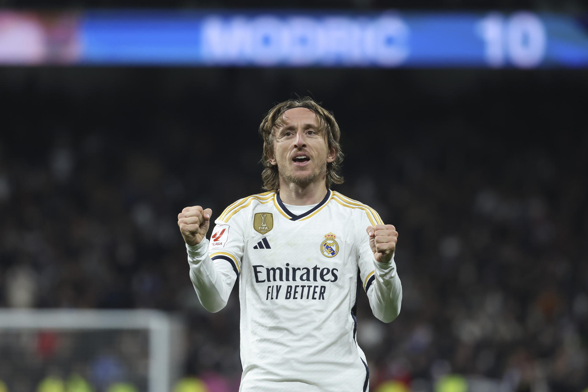 El centrocampista croata del Real Madrid, Luka Modric, durante un partido. EFE/ Kiko Huesca