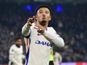 Jadon Sancho festeja el 0-1. EFE/EPA/Jonas Ekstromer.