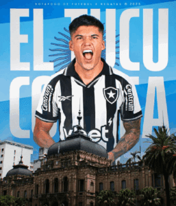 alt El argentino Joaquín Correa, el nuevo "9" del Botafogo: refuerzo para el Mundial de Clubes