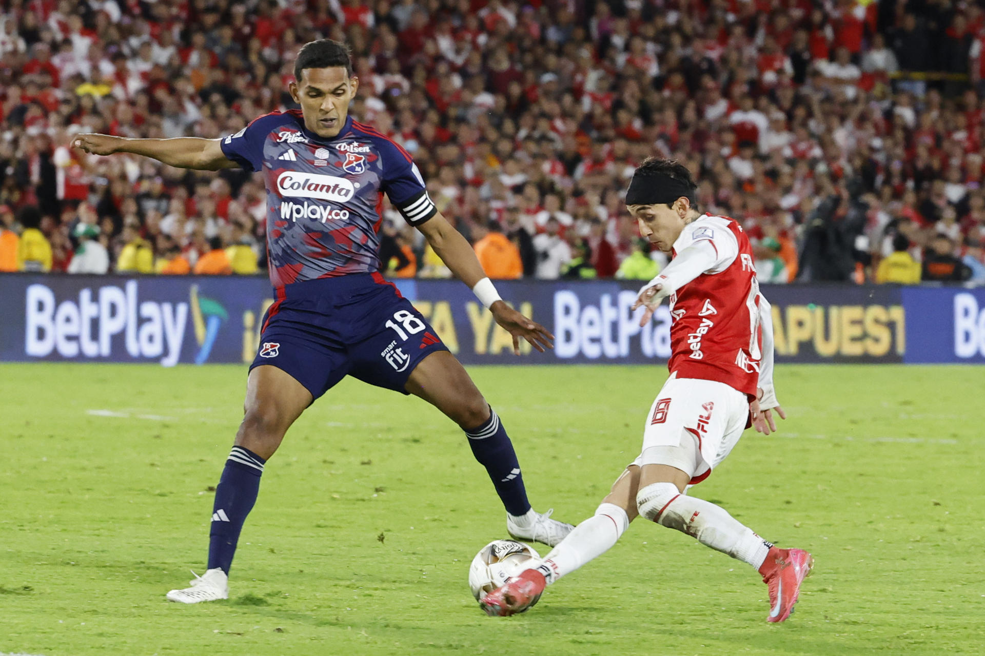 Santa Fe y Medellín no se hacen daño en el partido de ida de la final colombiana