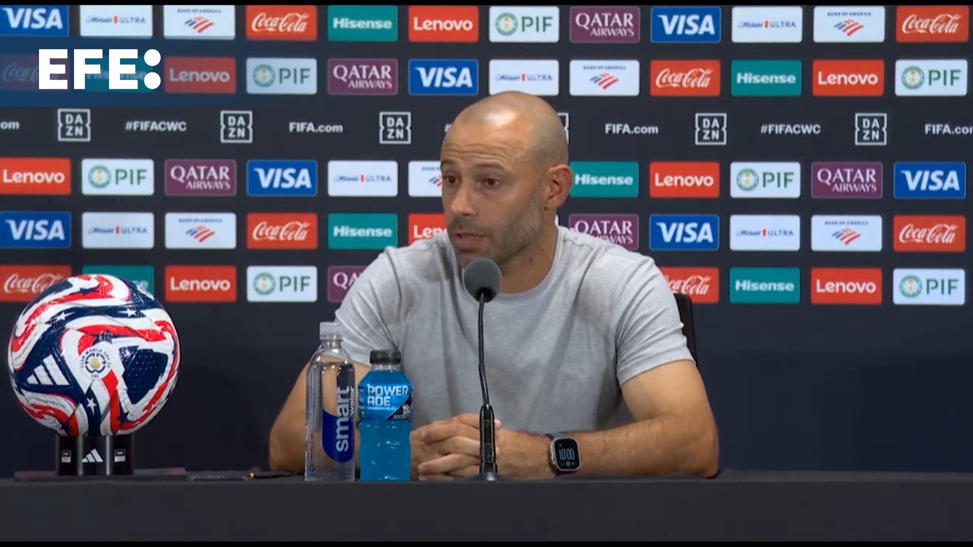 Argentino Mascherano: «Estábamos totalmente tranquilos de que Messi renovaría»