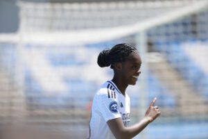 Fotografía de archivo de la futbolista colombiana Linda Caicedo. EFE/JuanJo Martín