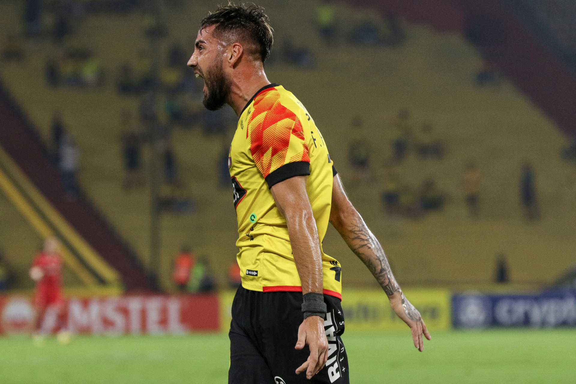 Francisco Fydriszewski, delantero del Independiente Medellín. EFE/ Jonathan Miranda 