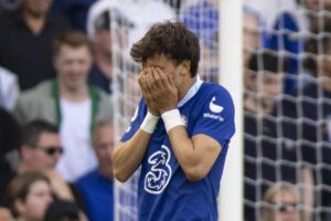 Joao Felix, del Chelsea, durante un partido de la Premier League. EFE/EPA/TOLGA AKMEN Archivo