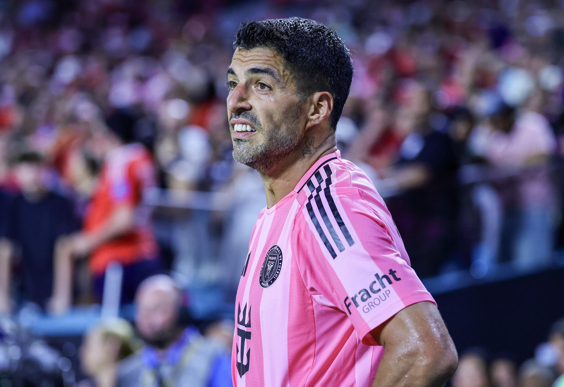 El uruguayo Luis Suárez, sancionado con seis partidos por su escupitajo en la final de la Leagues Cup