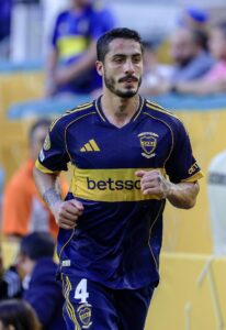 Nicolás Figal, jugador de Boca Juniors. EFE/EPA/CRISTOBAL HERRERA-ULASHKEVICH