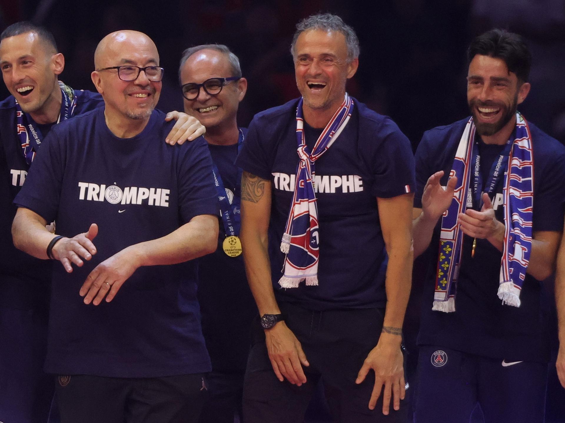 Apoteosis para el español Luis Enrique y su PSG en el Parque de los Príncipes