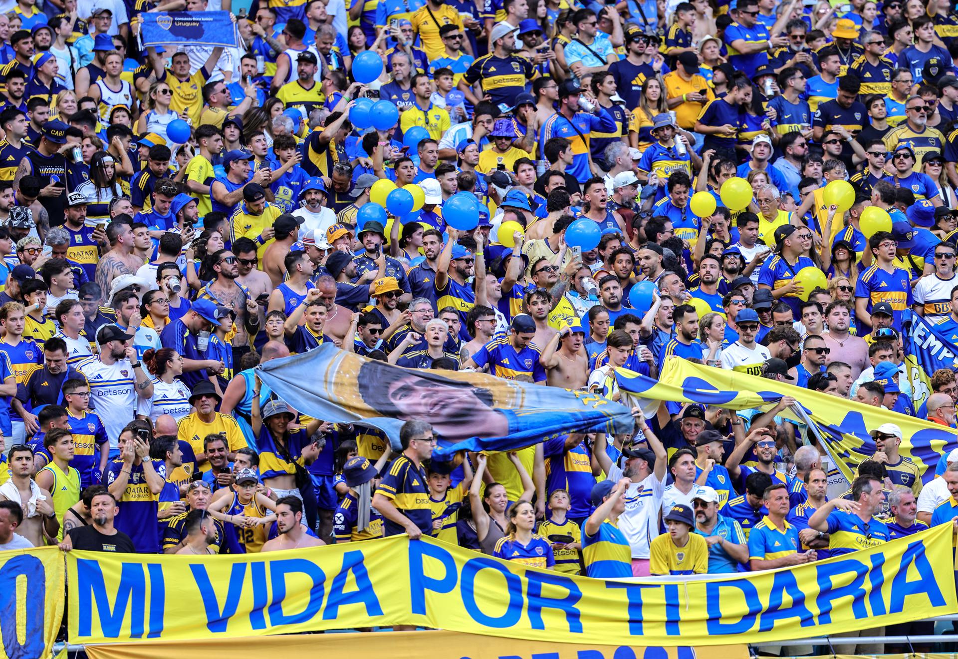 Hinchas de Boca Juniors acompañan al Xeneize en el Mundial de Clubes. EFE/CRISTOBAL HERRERA-ULASHKEVICH