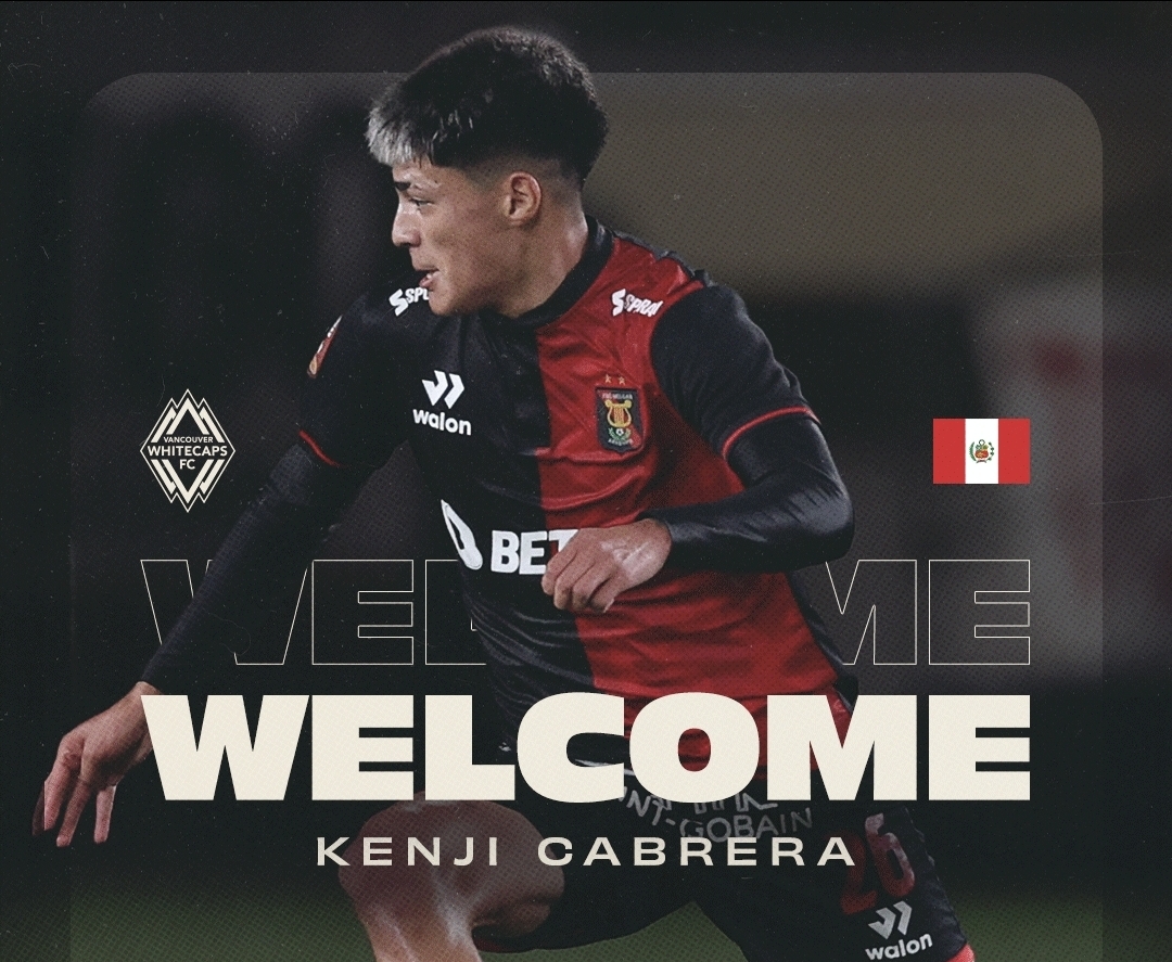 El talento peruano Kenji Cabrera llega a Vancouver para dejar huella en la MLS