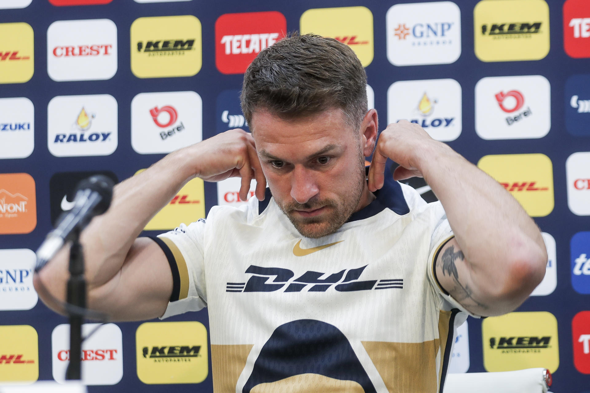Aaron Ramsey, emocionado con el desafío que le plantea Pumas
