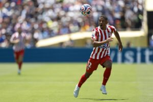 Samuel Lino, exjugador del Atlético Madrid y nuevo fichaje del Flamengo. EFE/EPA/CAROLINE BREHMAN