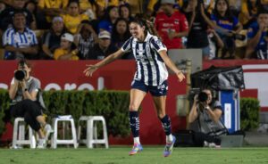 Imagen de archivo de Christina Burkenroad de Rayadas de Monterrey. EFE/ Miguel Sierra