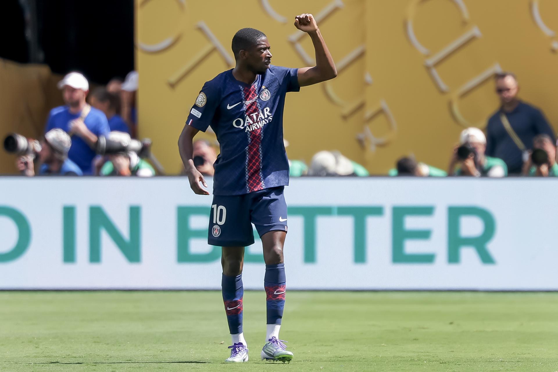 Ousmane Dembélé, jugador del PSG. EFE/EPA/JUSTIN LANE