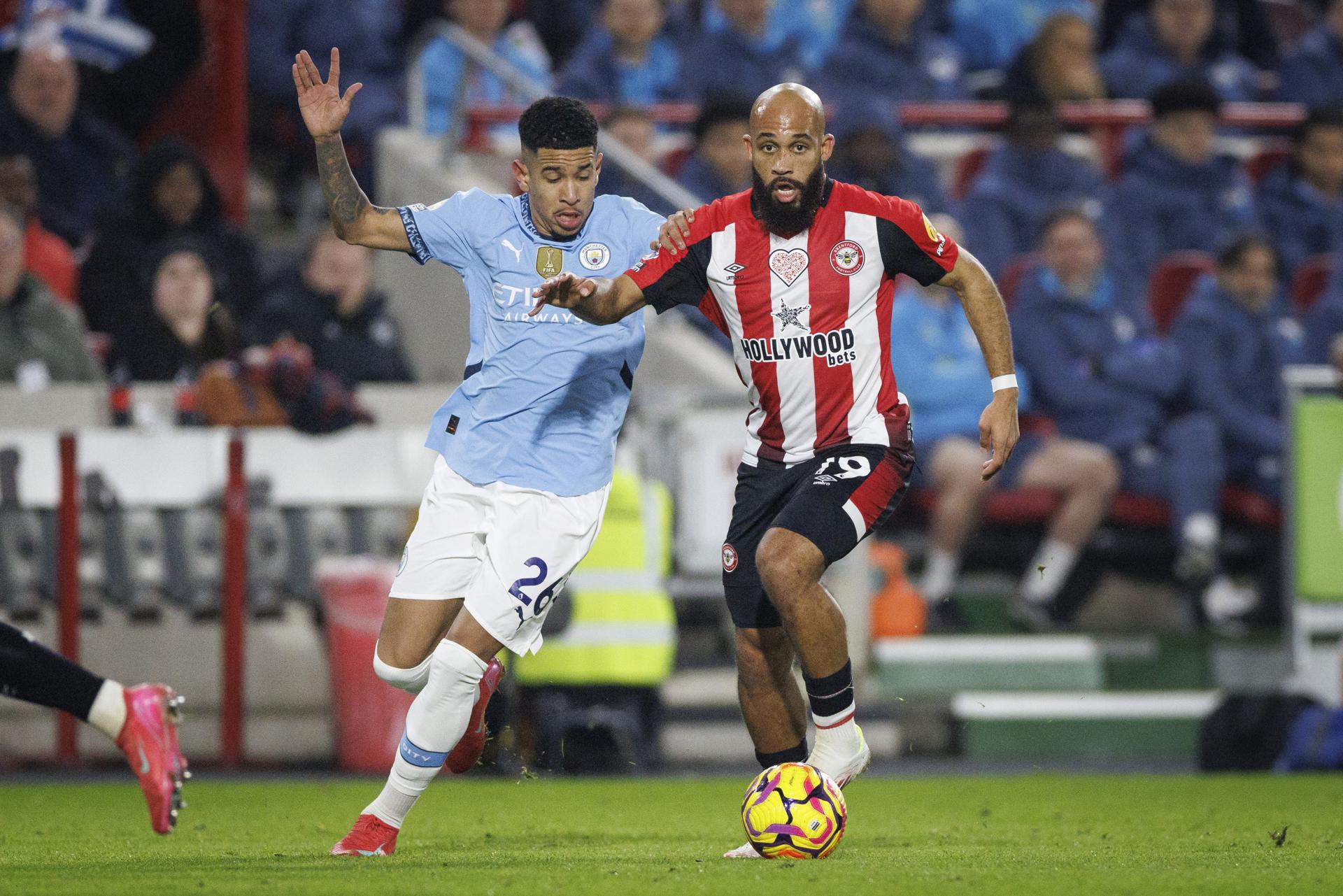 El brasileño Igor Thiago aguanta el pulso a Haaland