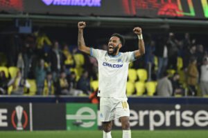 Foto de archivo del delantero gabonés del Olympique de Marsella Pierre Aubameyang. EFE/ANDREU ESTEBAN