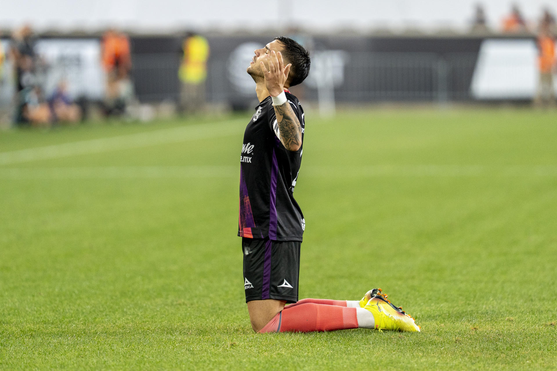 Juan Manuel Fedorco anotó el primer gol del Puebla ante el New York City FC. EFE/Ángel Colmenares 