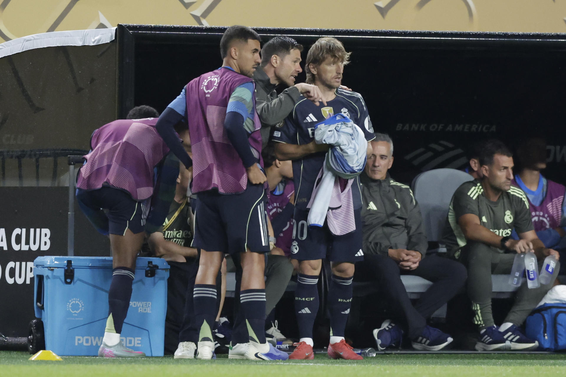 El español Xabi Alonso, 4.5 cambios de media por partido en el Mundial