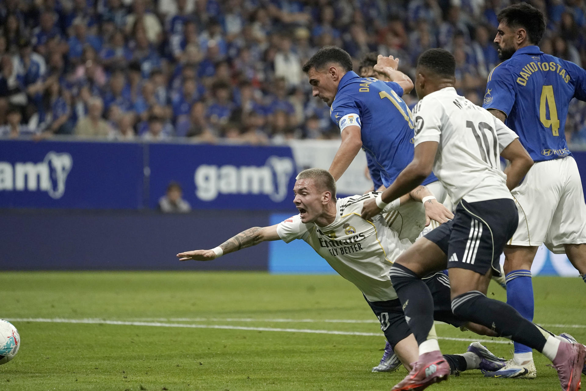 Argentino Mastantuono protagonista en su primera titularidad con el Real Madrid