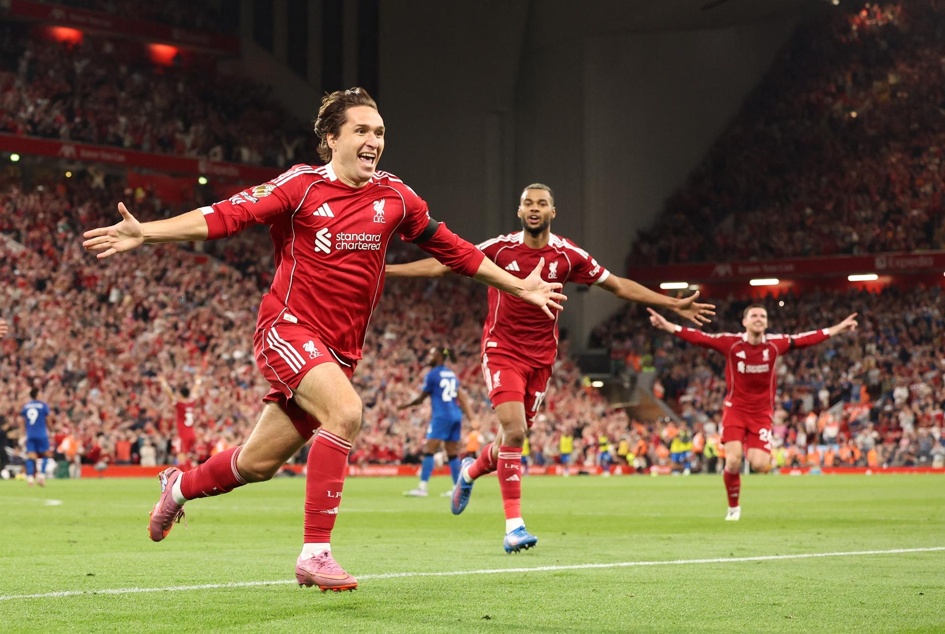 Liverpool, con el argentino Mac Allister golea en el debut