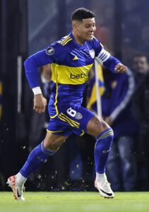 El central argentino de 35 años Marcos Rojo ha puesto fin este jueves a su contrato con Boca Juniors. EFE/ Juan Ignacio Roncoroni