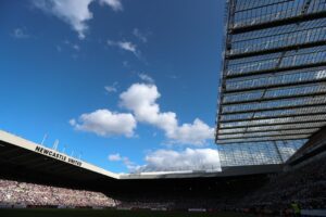 Vista general del estadio St. James Park en Newcastle, Reino Unido. EFE/EPA/ADAM VAUGHAN