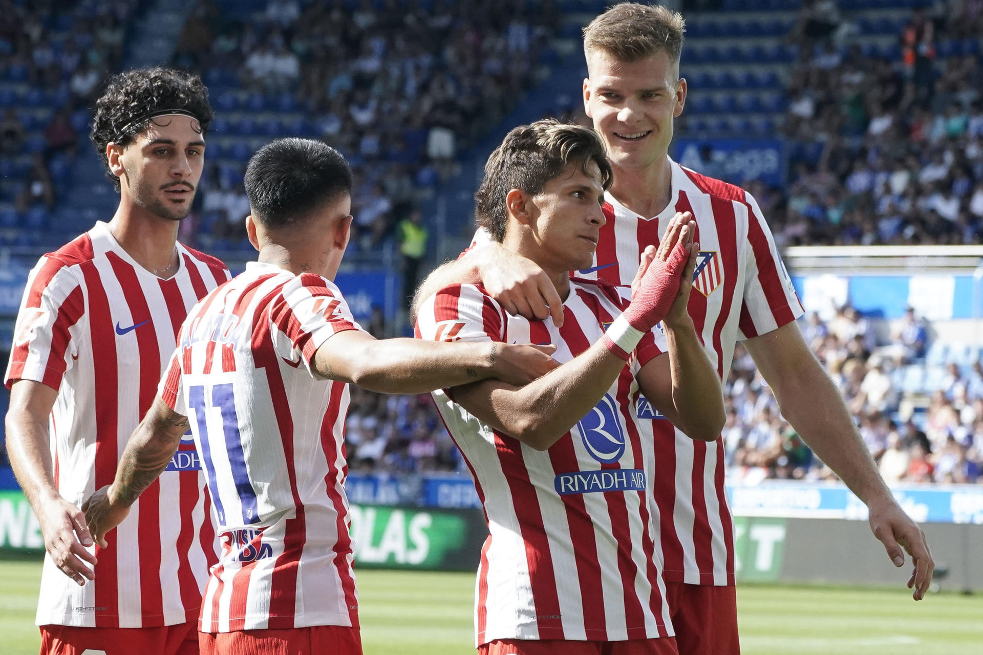 Gol argentino y empate de un incapaz Atlético