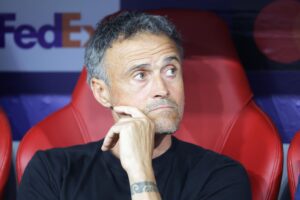 Luis Enrique Martínez, entrenador del Paris Saint-Germain. EFE/EPA/CHRISTOPHER NEUNDORF