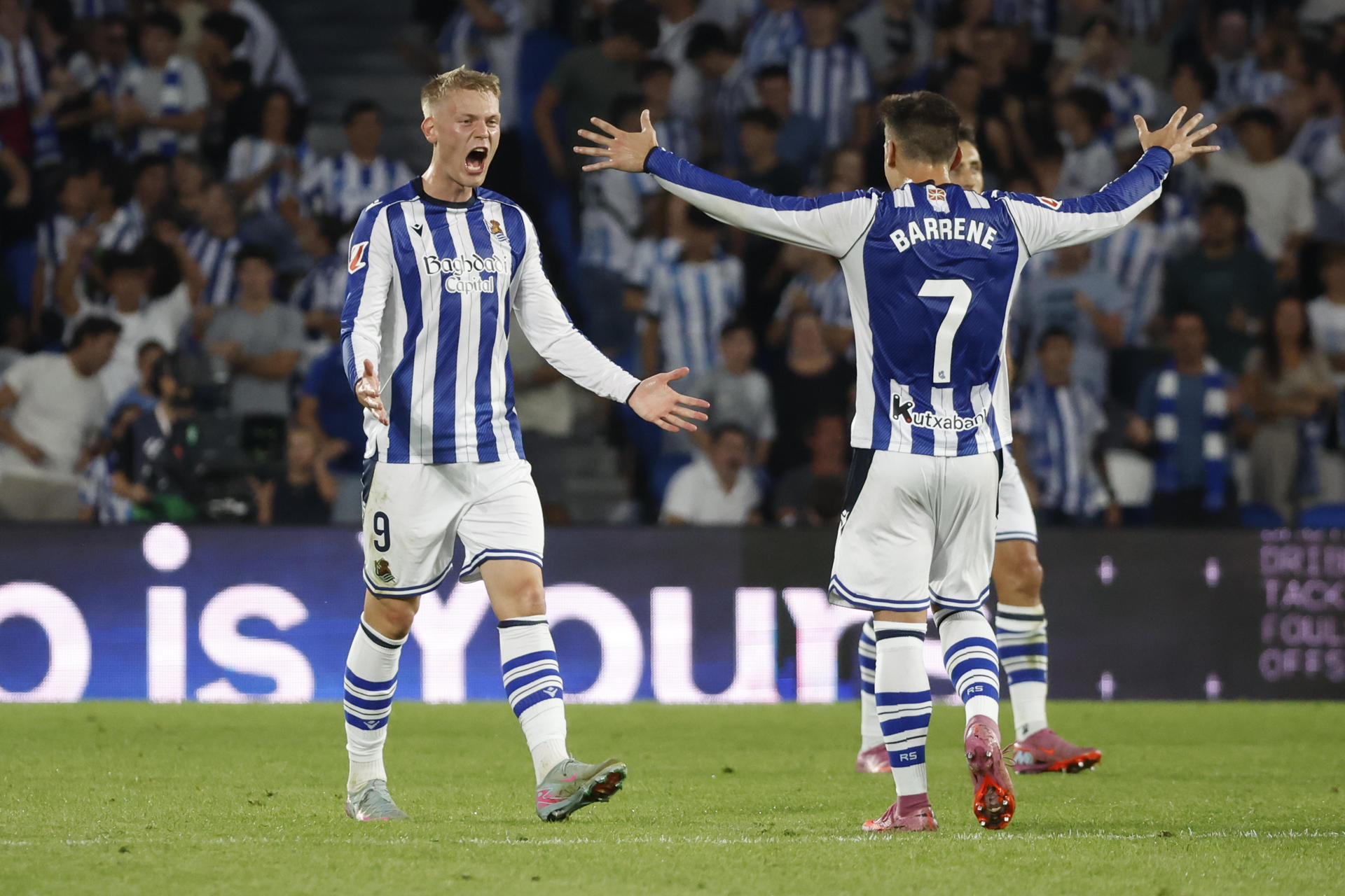 El venezolano Yangel Herrera debutó con la Real Sociedad