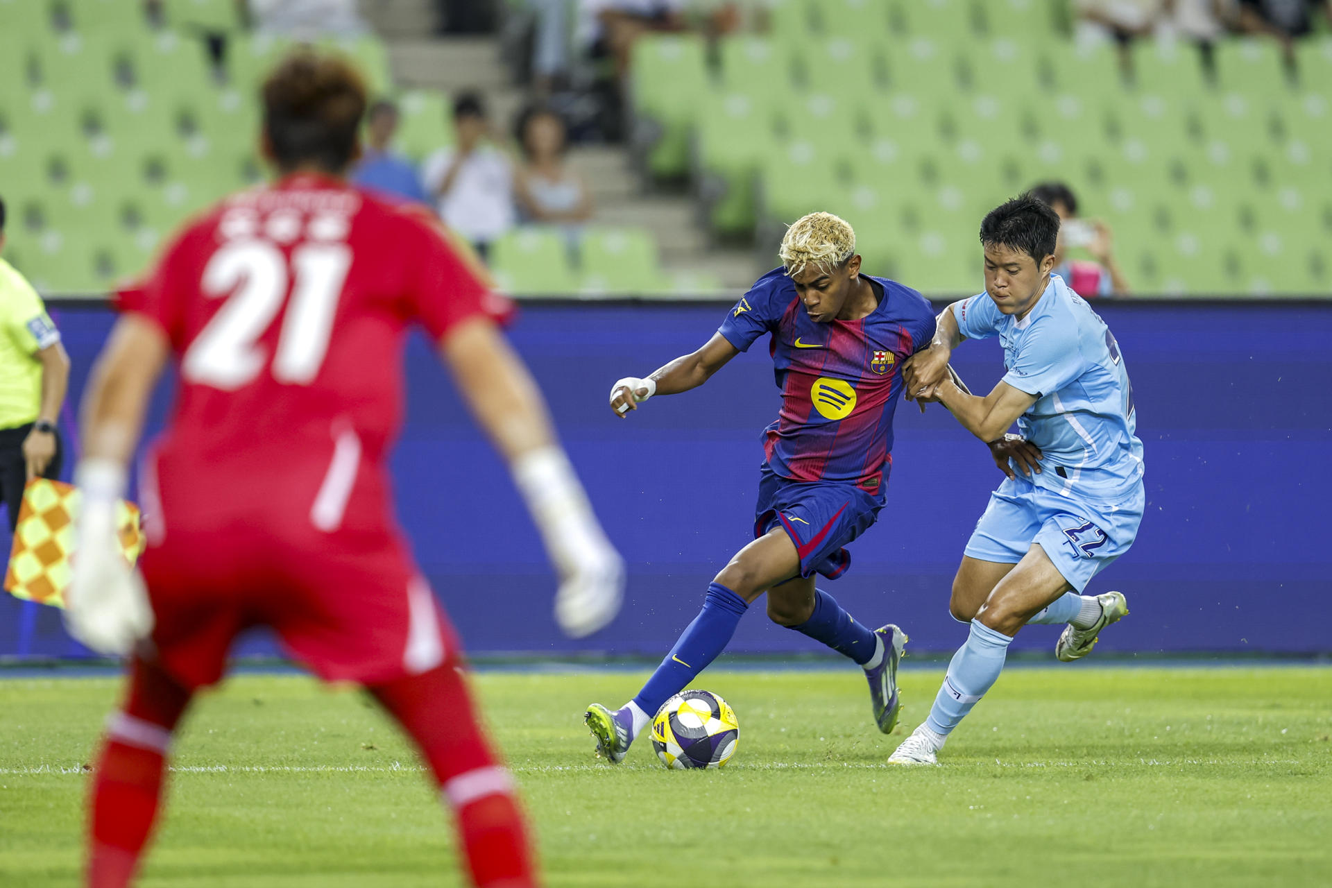 Con el español Lamine Yamal convertido ya en una superestrella y el reto de ganar la Champions