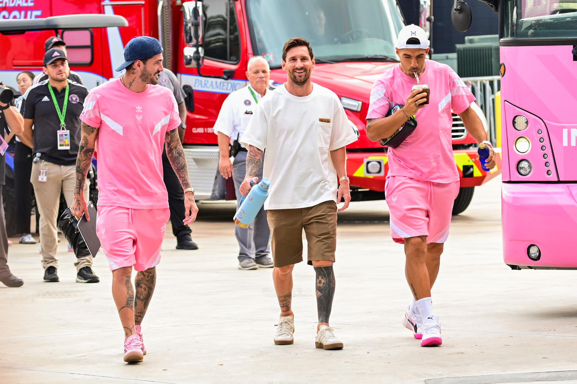 Argentino Messi por su tercer título con el Inter Miami