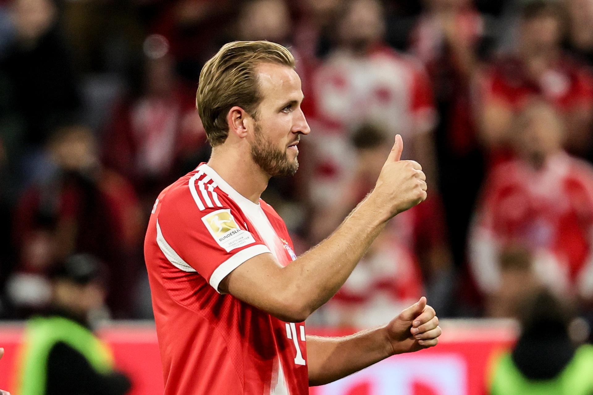 Harry Kane, tras el 6-0 al Leipzig. EFE/EPA/RONALD WITTEK. 
