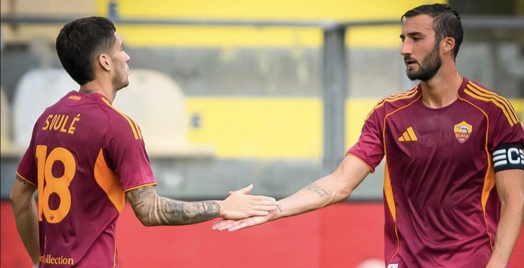 El albiceleste Soulé marca y el brasileño Wesley aporta: la Roma se impone