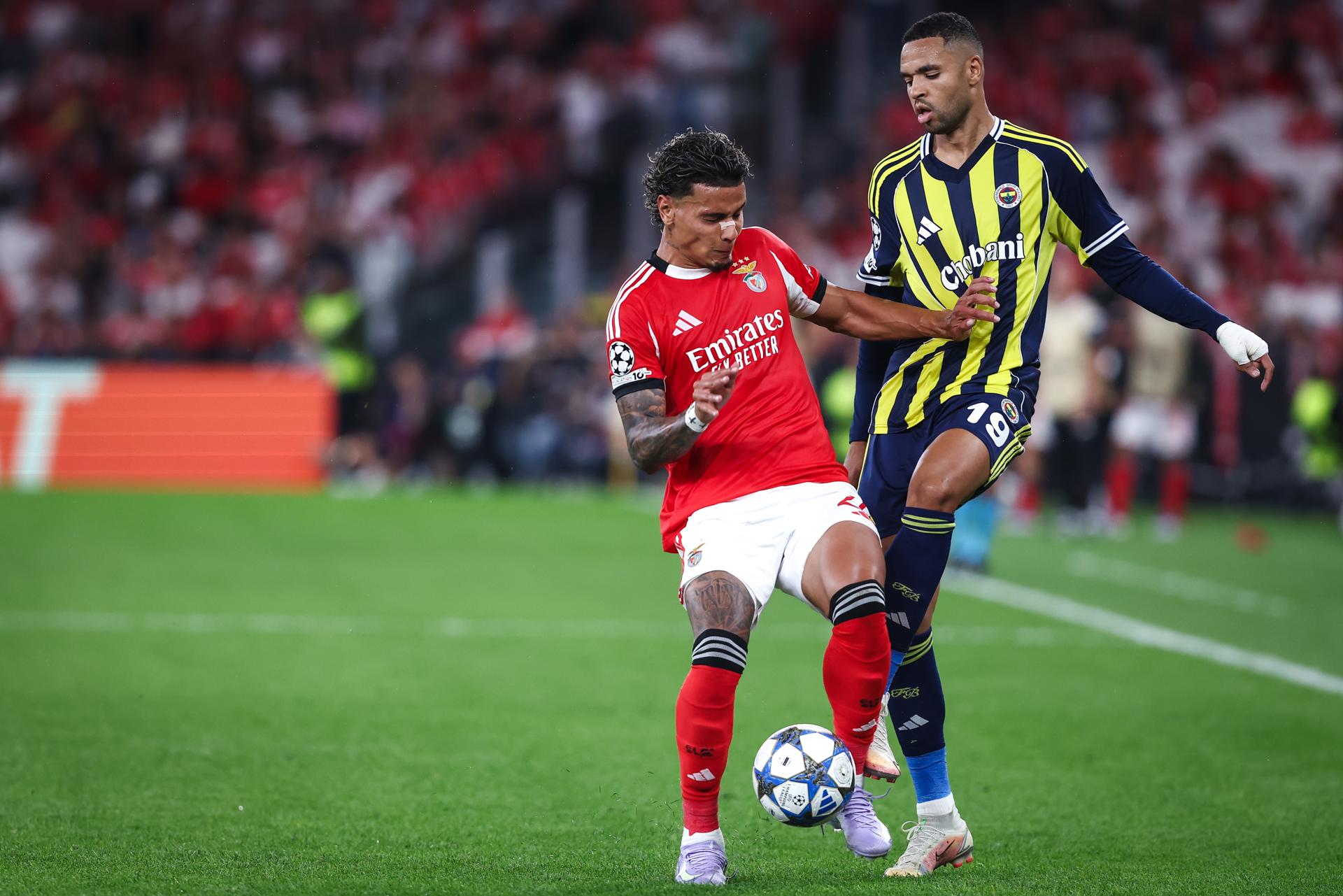 El colombiano Richard Ríos mantiene al Benfica con vida en la Liga de Campeones