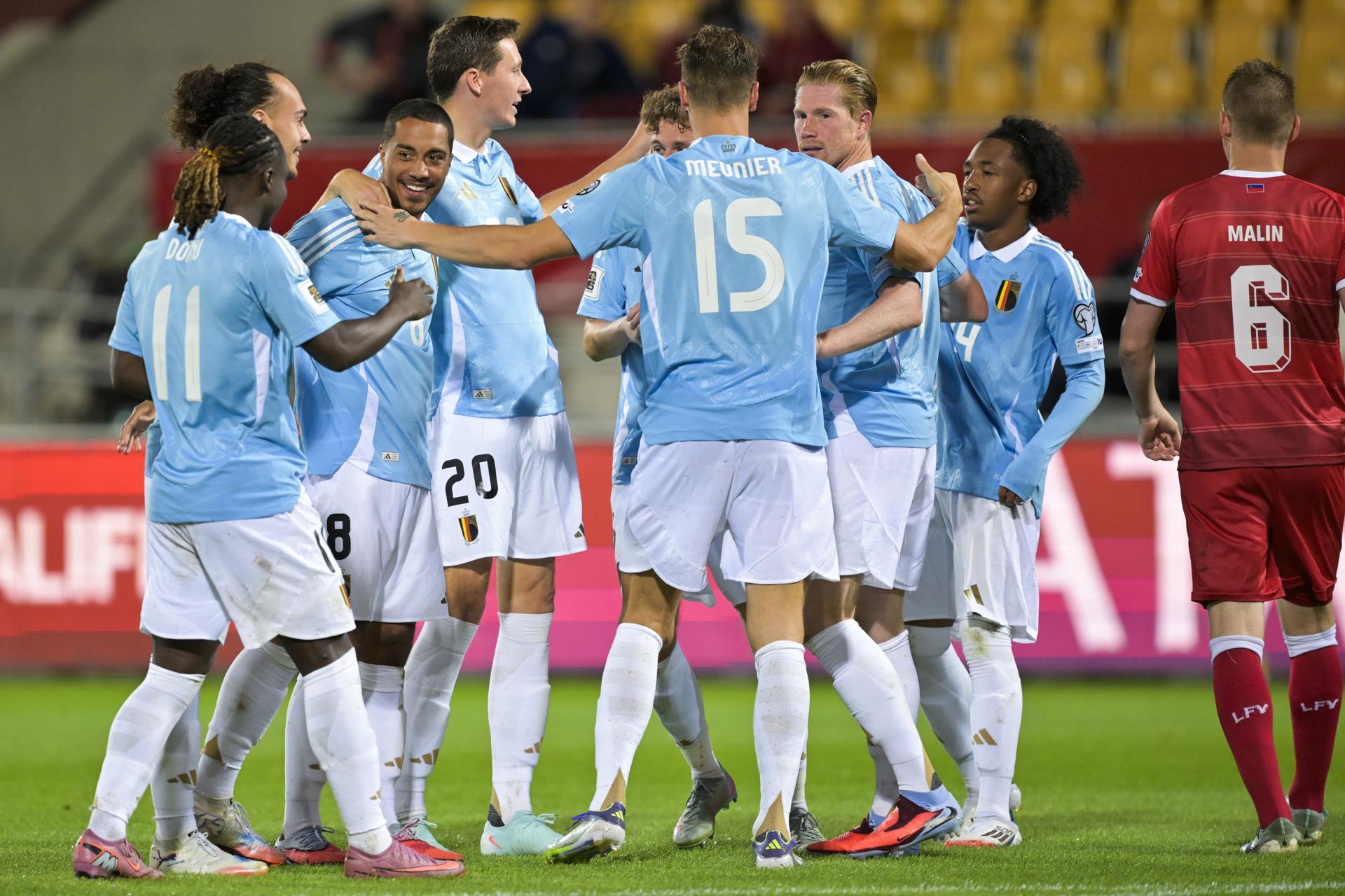 Bélgica se recrea ante Liechtenstein