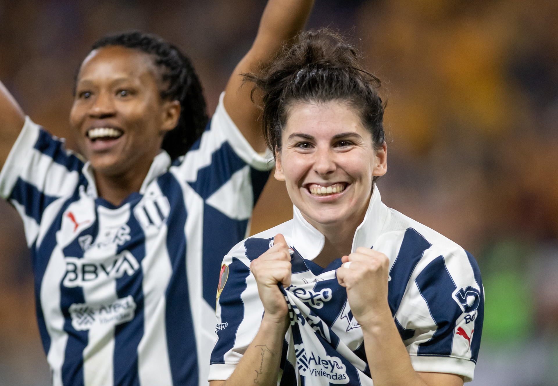 La española Lucía García brilla en goleada del Monterrey a Necaxa